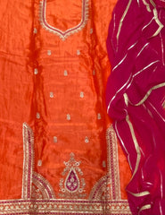 Radiant Gold Crush Suit Set - Yanchi