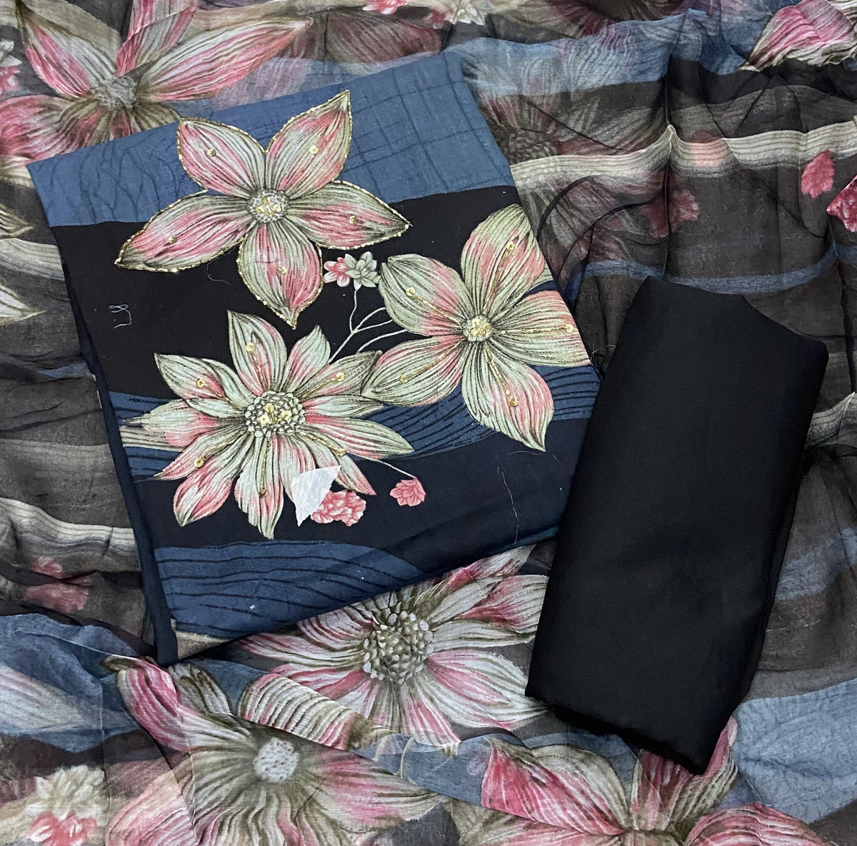 Cambric Cotton Print Suit Set