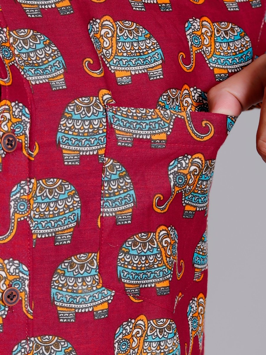 Sanganeri Pure Cotton Men’s Shirt - Yanchi