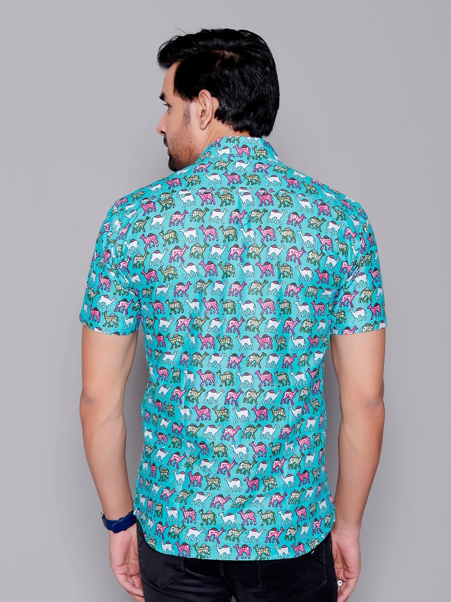 Sanganeri Pure Cotton Men’s Shirt - Yanchi
