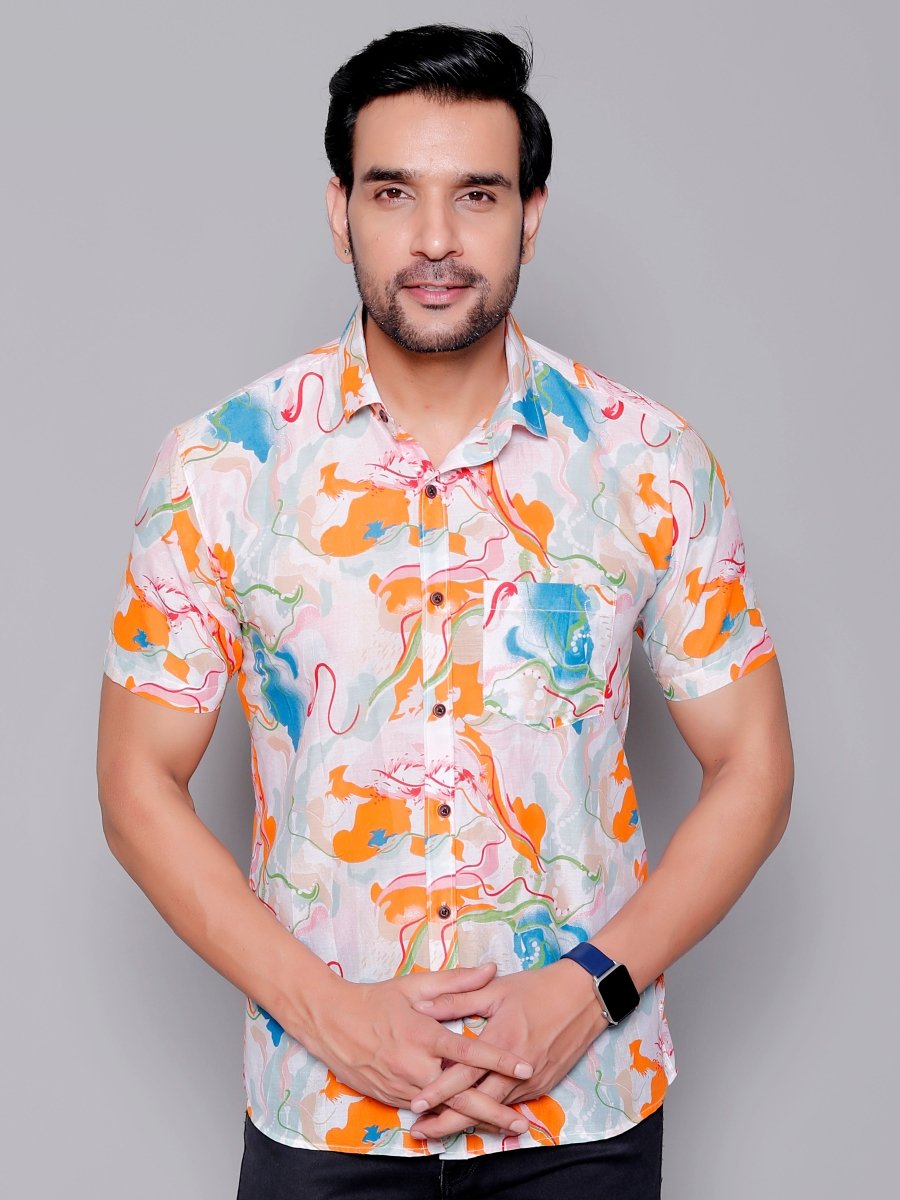 Sanganeri Pure Cotton Men’s Shirt - Yanchi
