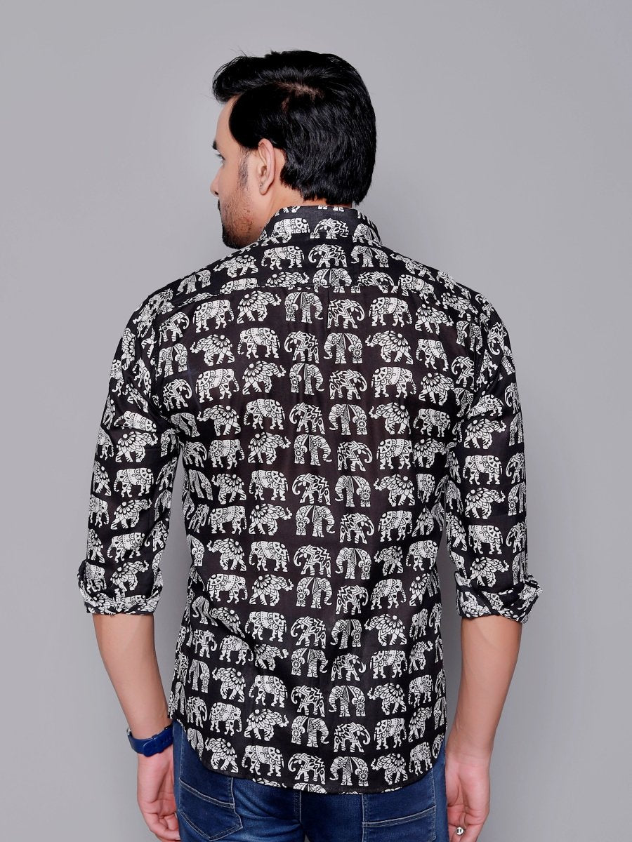 Sanganeri Pure Cotton Men’s Shirt - Yanchi