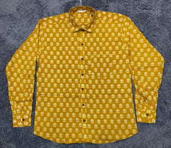 Sanganeri Pure Cotton Men’s Shirt - Yanchi