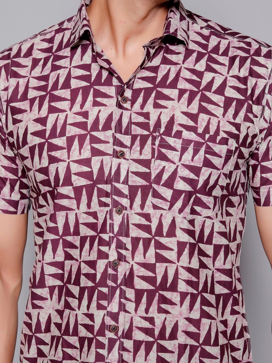 Sanganeri Pure Cotton Men’s Shirt - Yanchi
