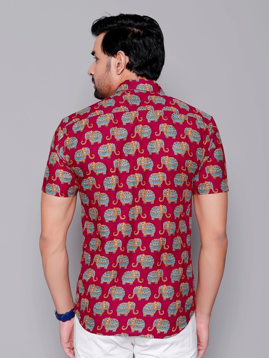 Sanganeri Pure Cotton Men’s Shirt - Yanchi