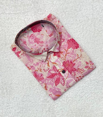 Sanganeri Pure Cotton Men’s Shirt - Yanchi