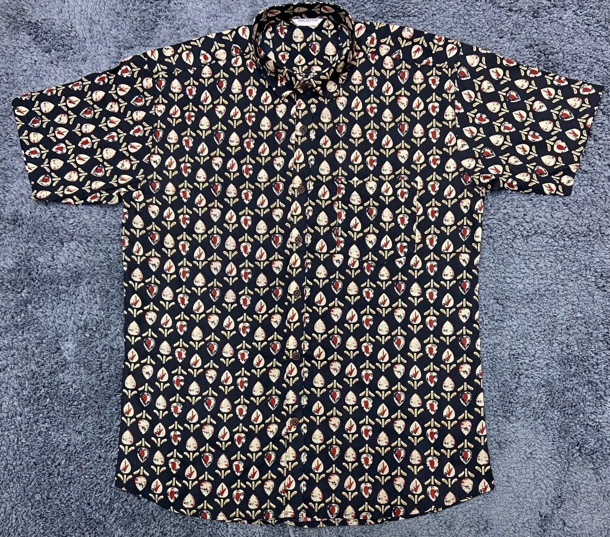 Sanganeri Pure Cotton Men’s Shirt - Yanchi