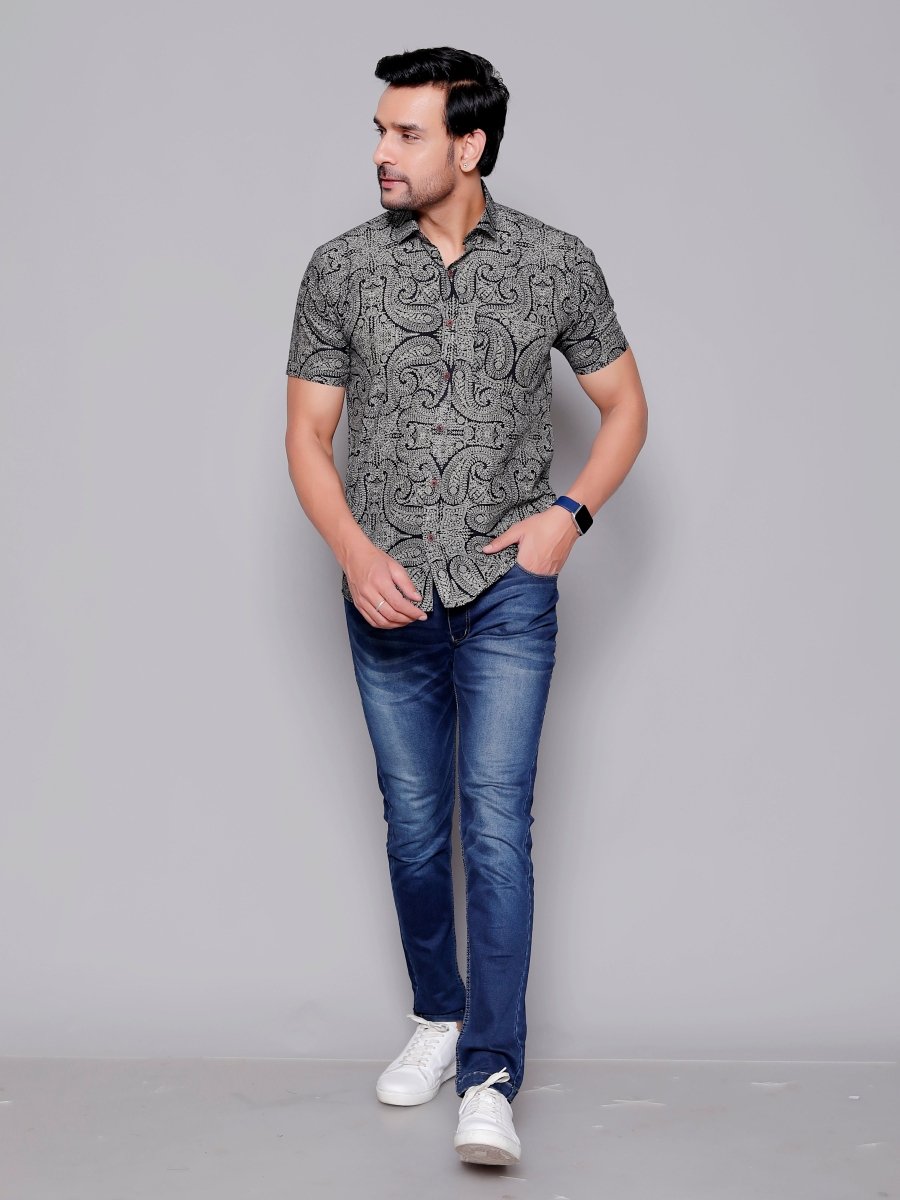 Sanganeri Pure Cotton Men’s Shirt - Yanchi