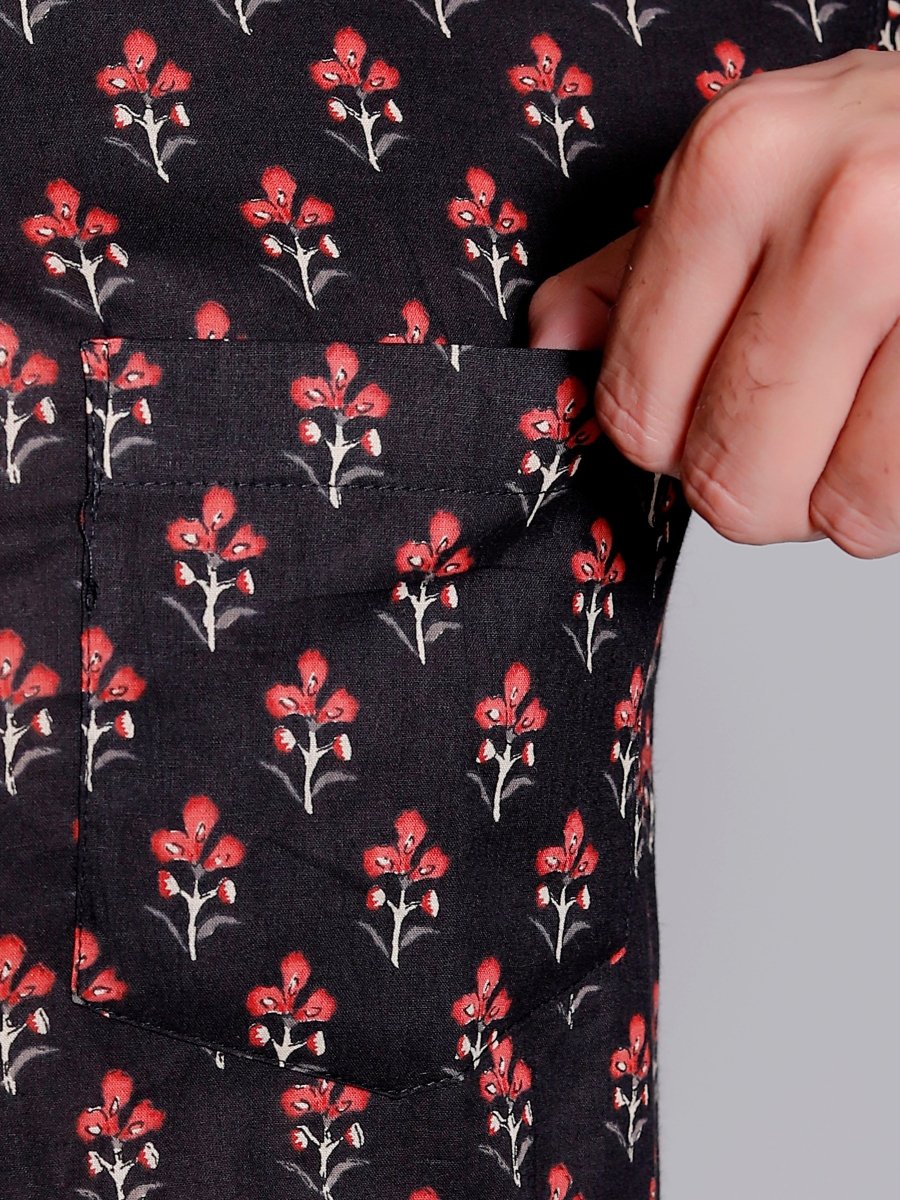 Sanganeri Pure Cotton Men’s Shirt - Yanchi