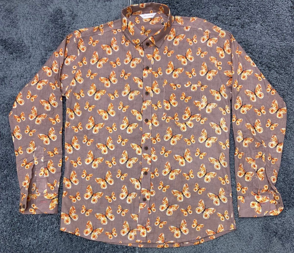 Sanganeri Pure Cotton Men’s Shirt - Yanchi