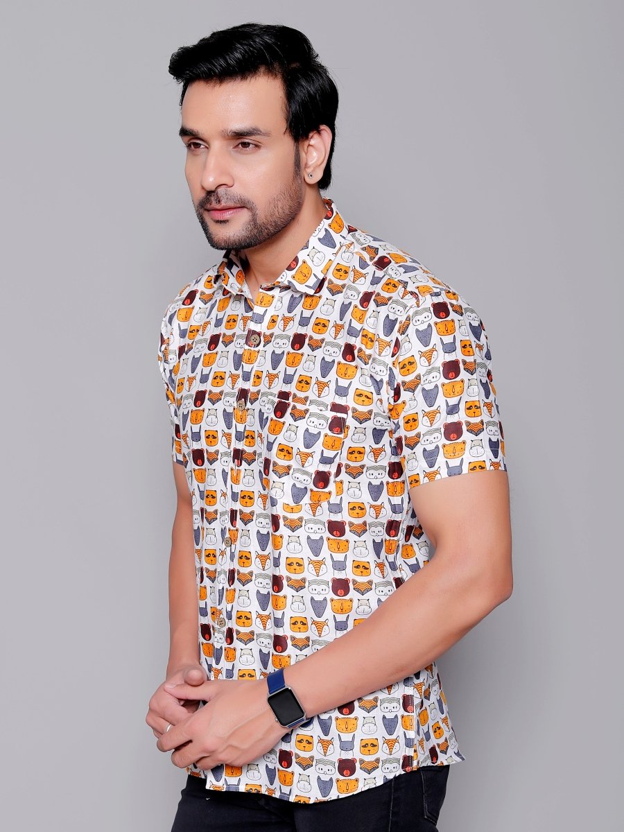 Sanganeri Pure Cotton Men’s Shirt - Yanchi