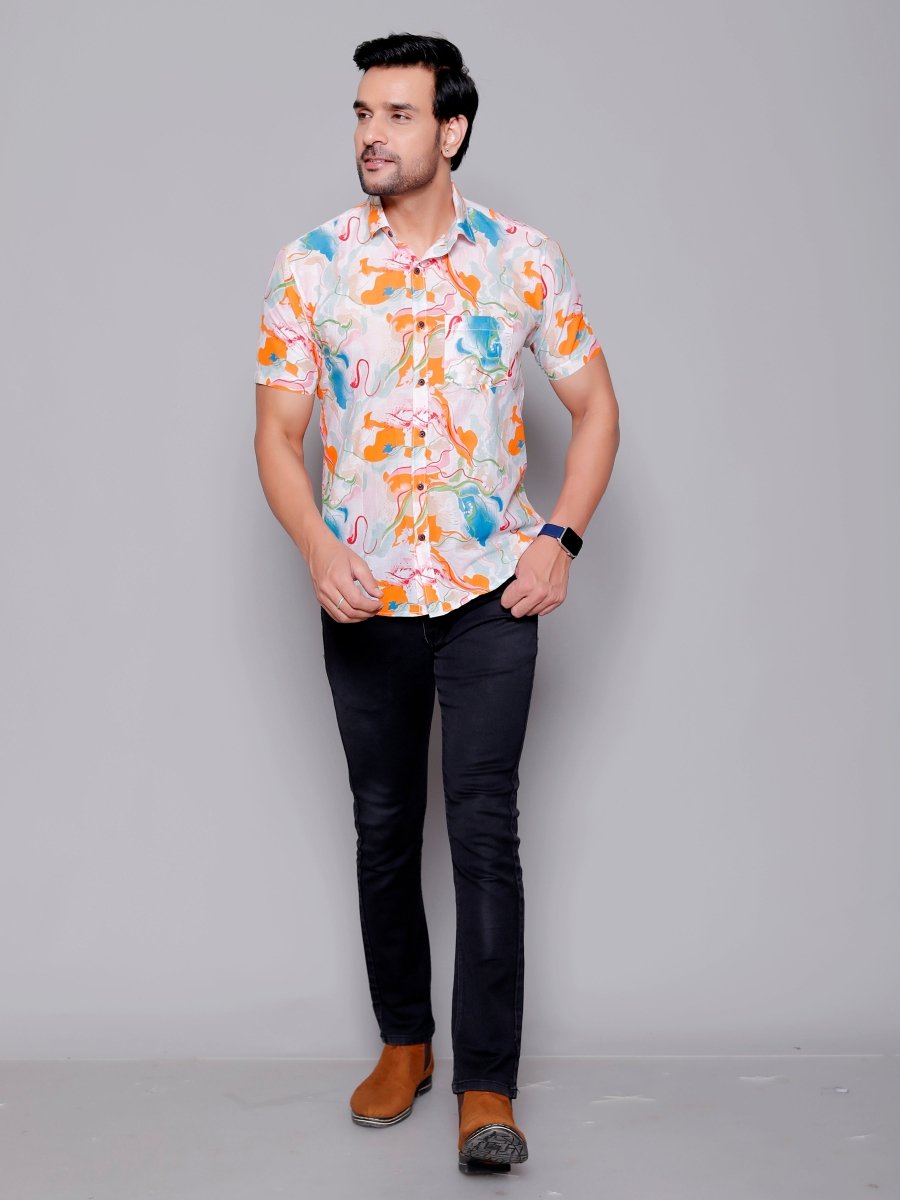 Sanganeri Pure Cotton Men’s Shirt - Yanchi