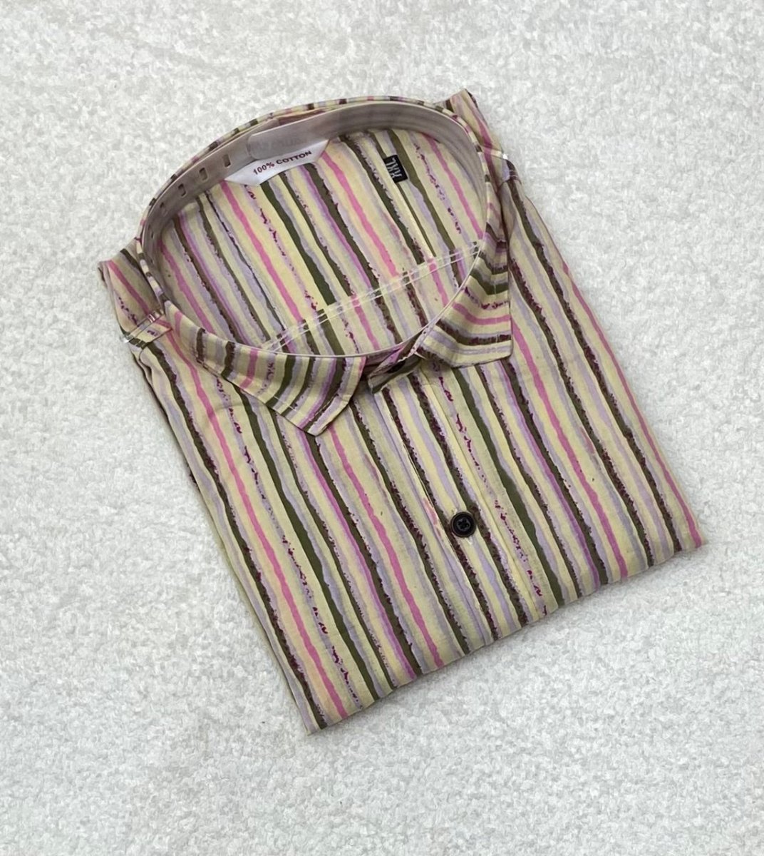 Sanganeri Pure Cotton Men’s Shirt - Yanchi