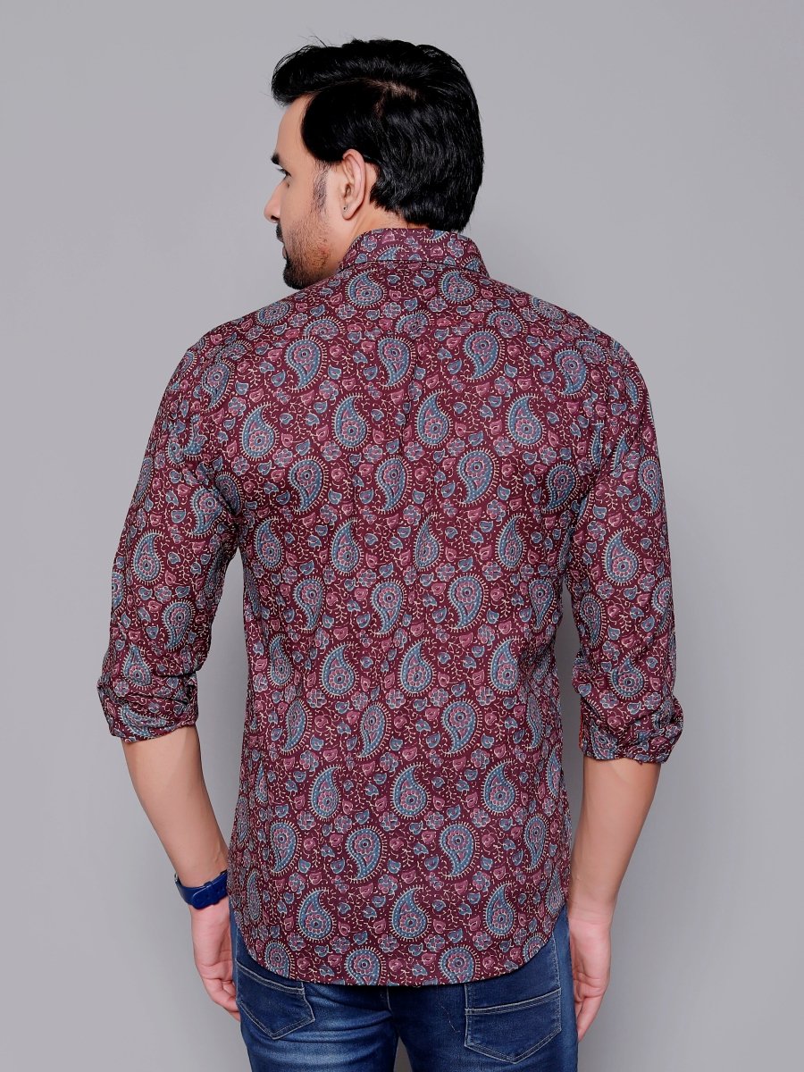 Sanganeri Pure Cotton Men’s Shirt - Yanchi