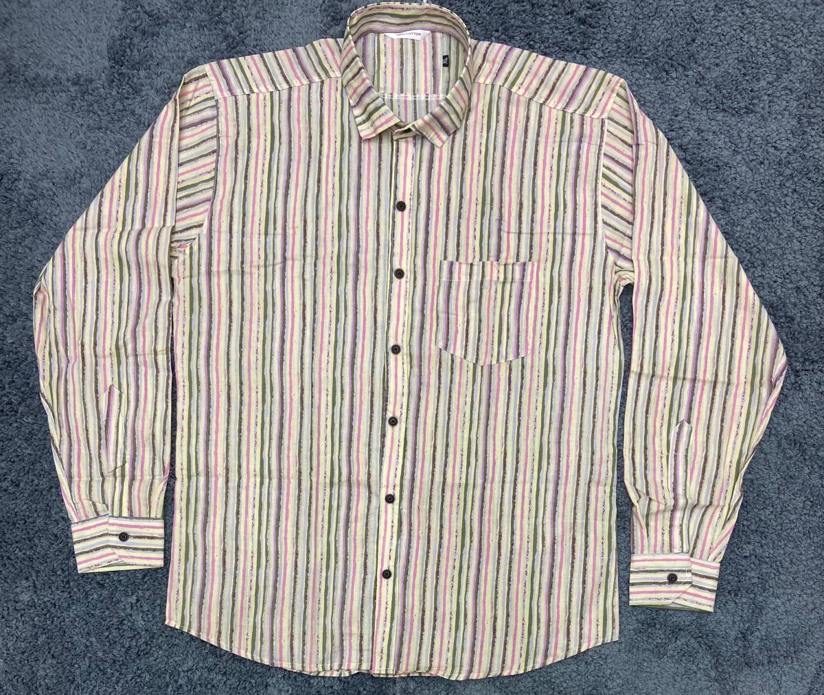 Sanganeri Pure Cotton Men’s Shirt - Yanchi