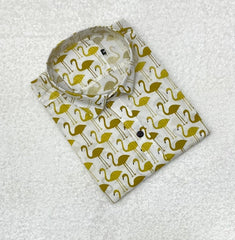 Sanganeri Pure Cotton Men’s Shirt - Yanchi