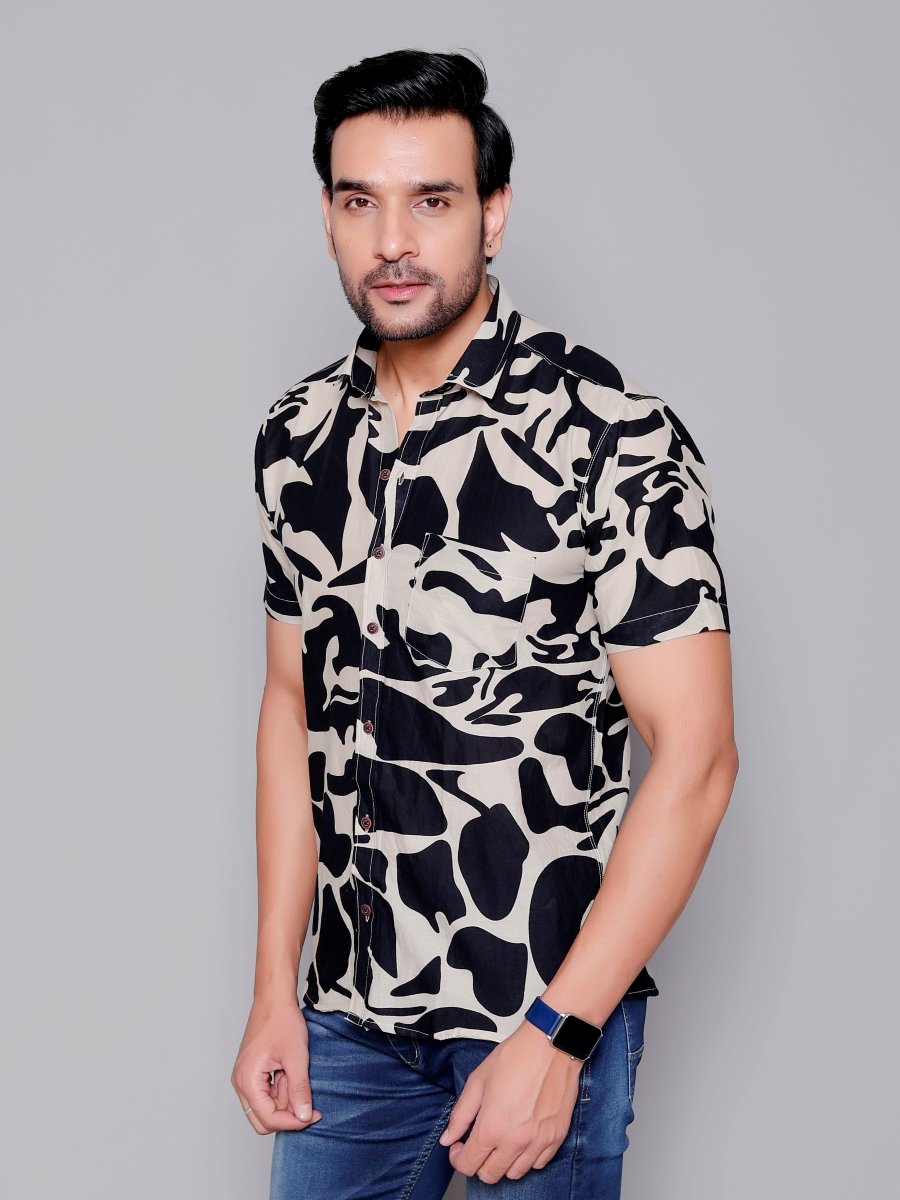 Sanganeri Pure Cotton Men’s Shirt - Yanchi
