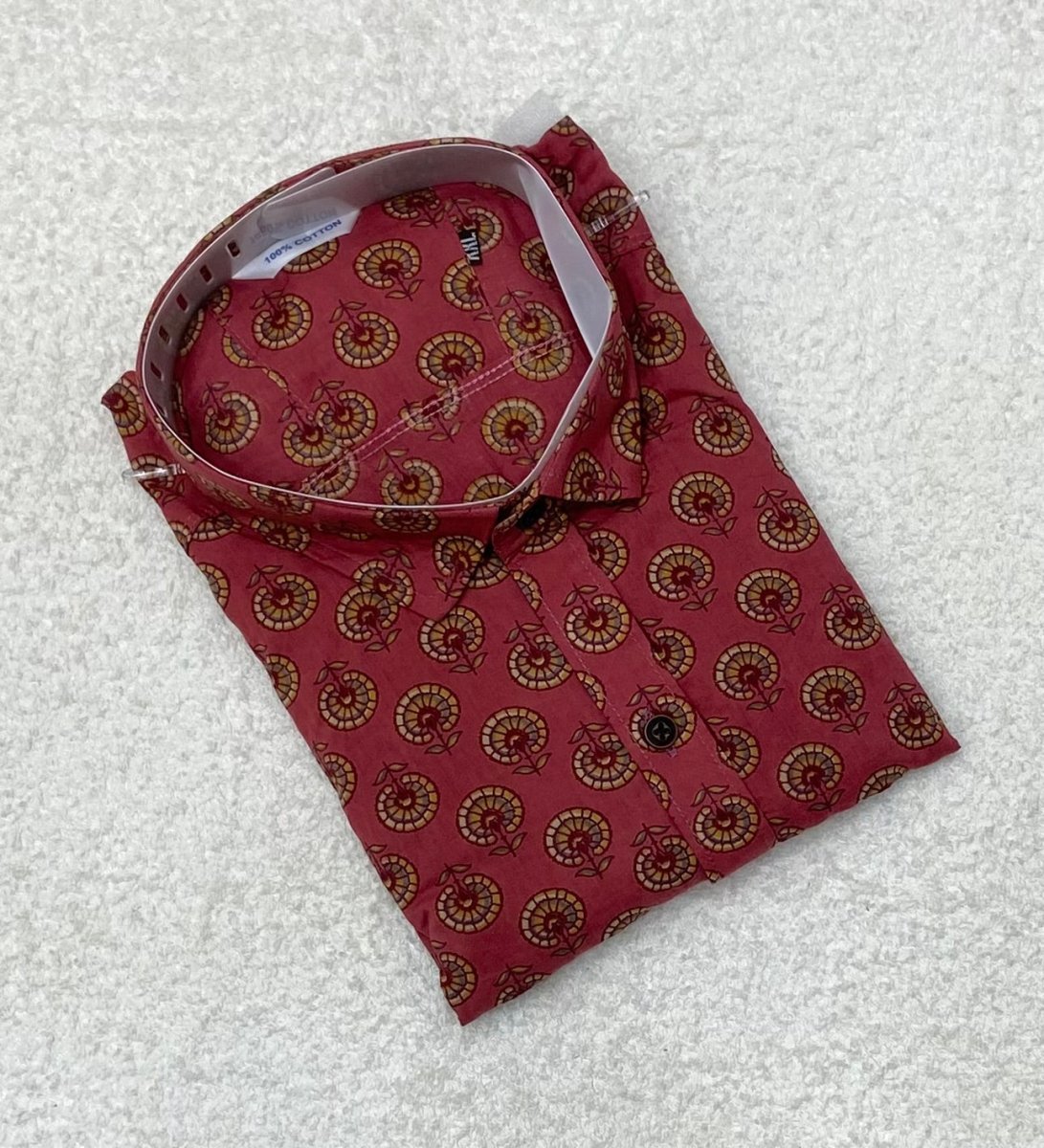 Sanganeri Pure Cotton Men’s Shirt - Yanchi