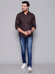 Sanganeri Pure Cotton Men’s Shirt - Yanchi