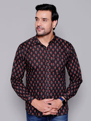 Sanganeri Pure Cotton Men’s Shirt - Yanchi