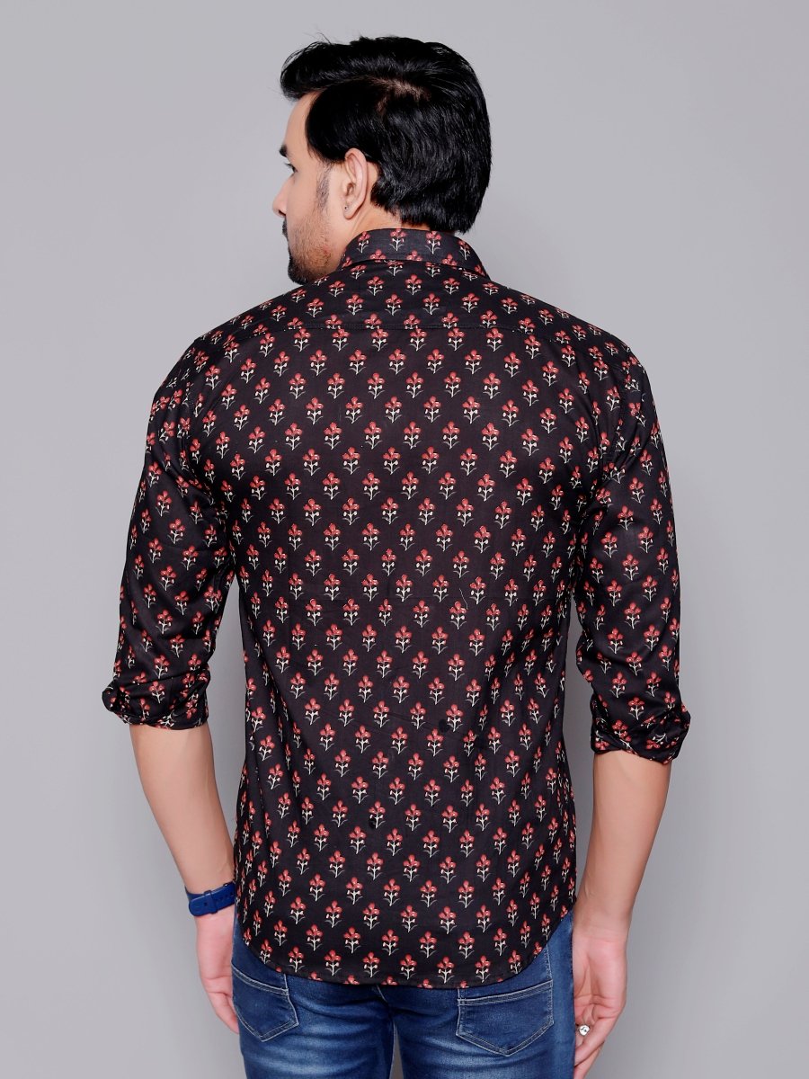 Sanganeri Pure Cotton Men’s Shirt - Yanchi