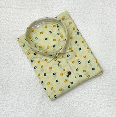 Sanganeri Pure Cotton Men’s Shirt - Yanchi