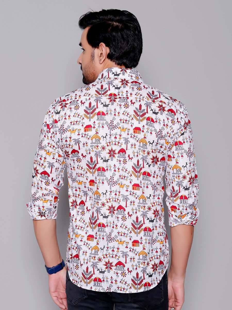 Sanganeri Pure Cotton Men’s Shirt - Yanchi
