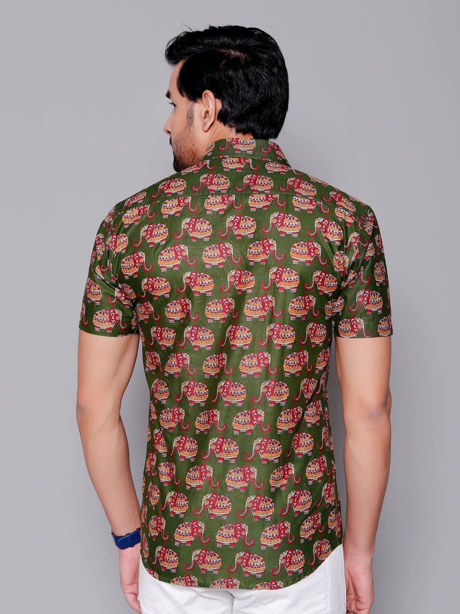 Sanganeri Pure Cotton Men’s Shirt - Yanchi