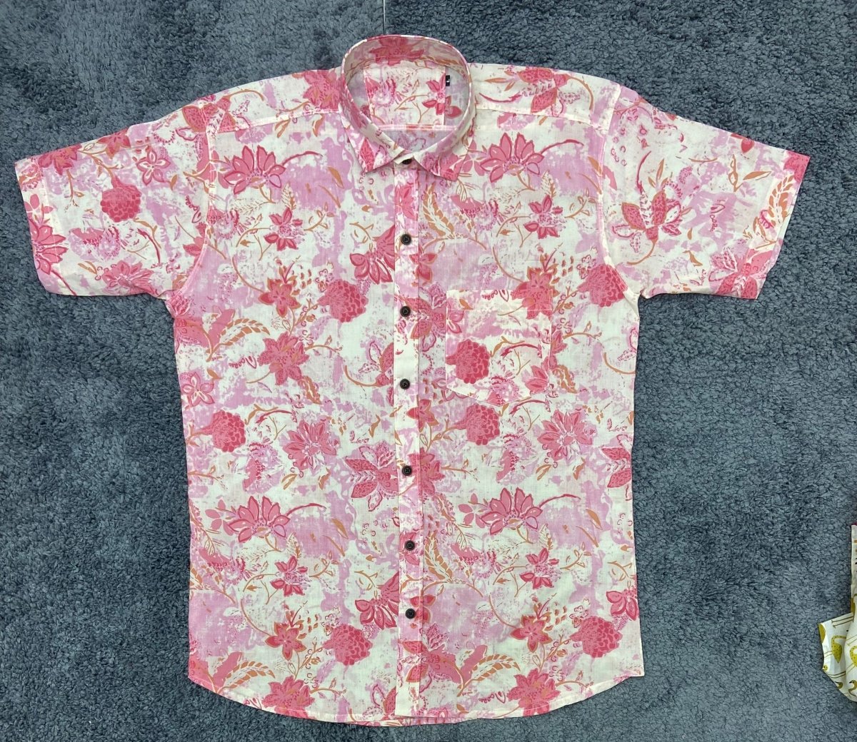 Sanganeri Pure Cotton Men’s Shirt - Yanchi