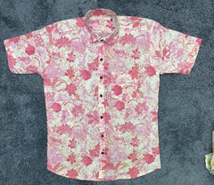 Sanganeri Pure Cotton Men’s Shirt - Yanchi