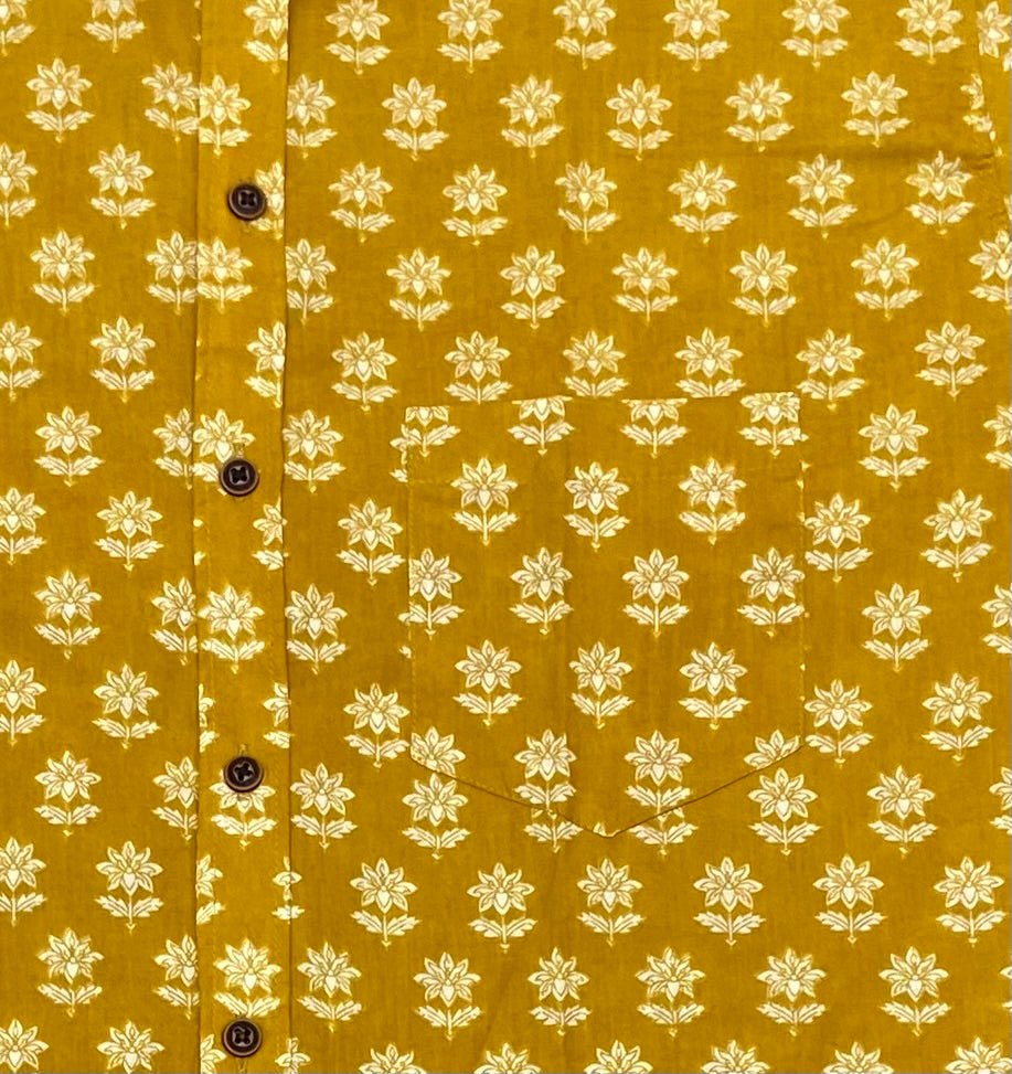 Sanganeri Pure Cotton Men’s Shirt - Yanchi