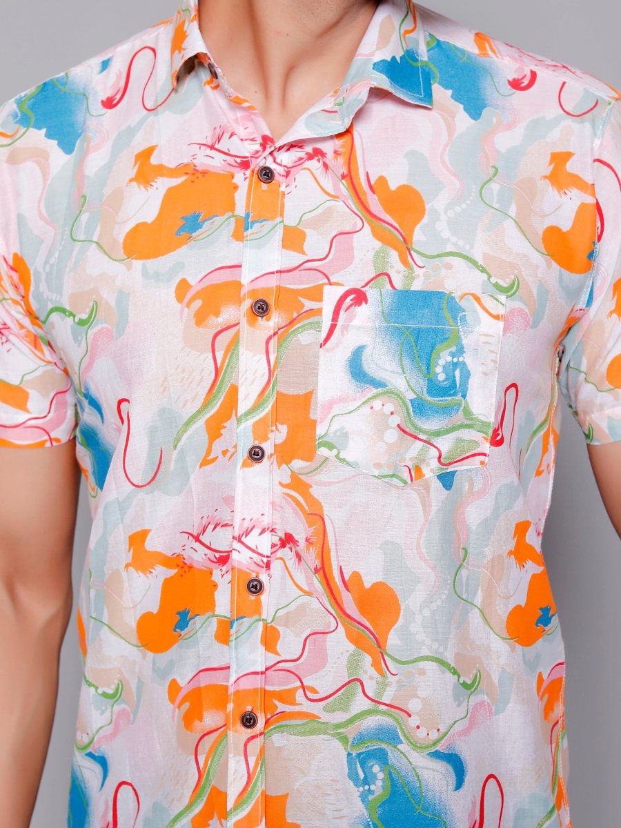 Sanganeri Pure Cotton Men’s Shirt - Yanchi