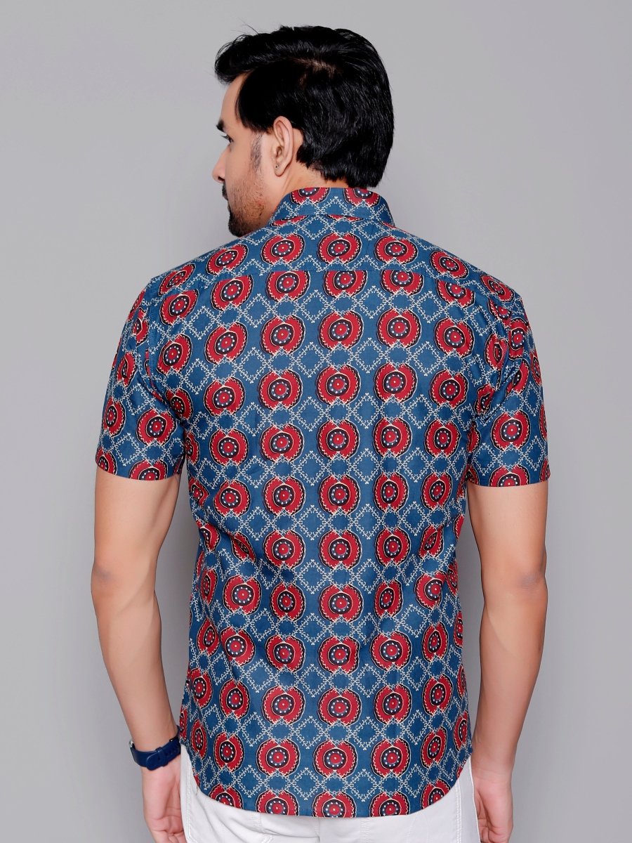 Sanganeri Pure Cotton Men’s Shirt - Yanchi