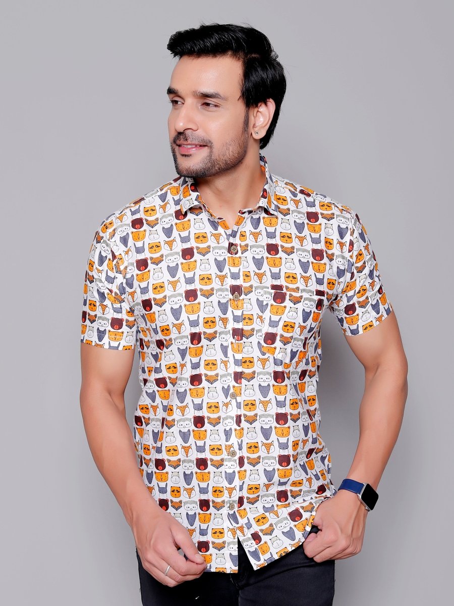 Sanganeri Pure Cotton Men’s Shirt - Yanchi