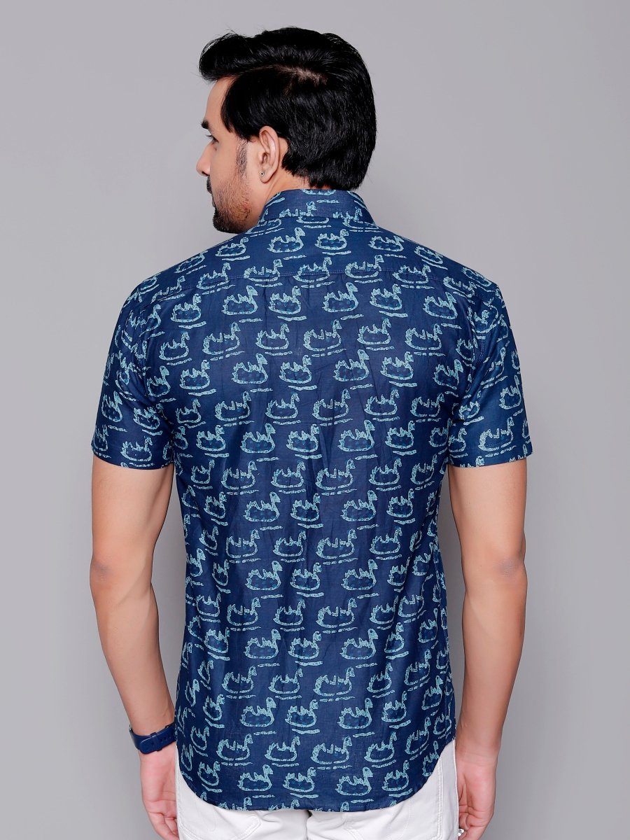 Sanganeri Pure Cotton Men’s Shirt - Yanchi
