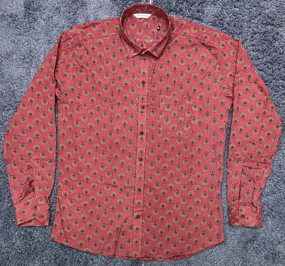 Sanganeri Pure Cotton Men’s Shirt - Yanchi