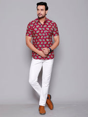 Sanganeri Pure Cotton Men’s Shirt - Yanchi