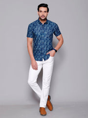 Sanganeri Pure Cotton Men’s Shirt - Yanchi