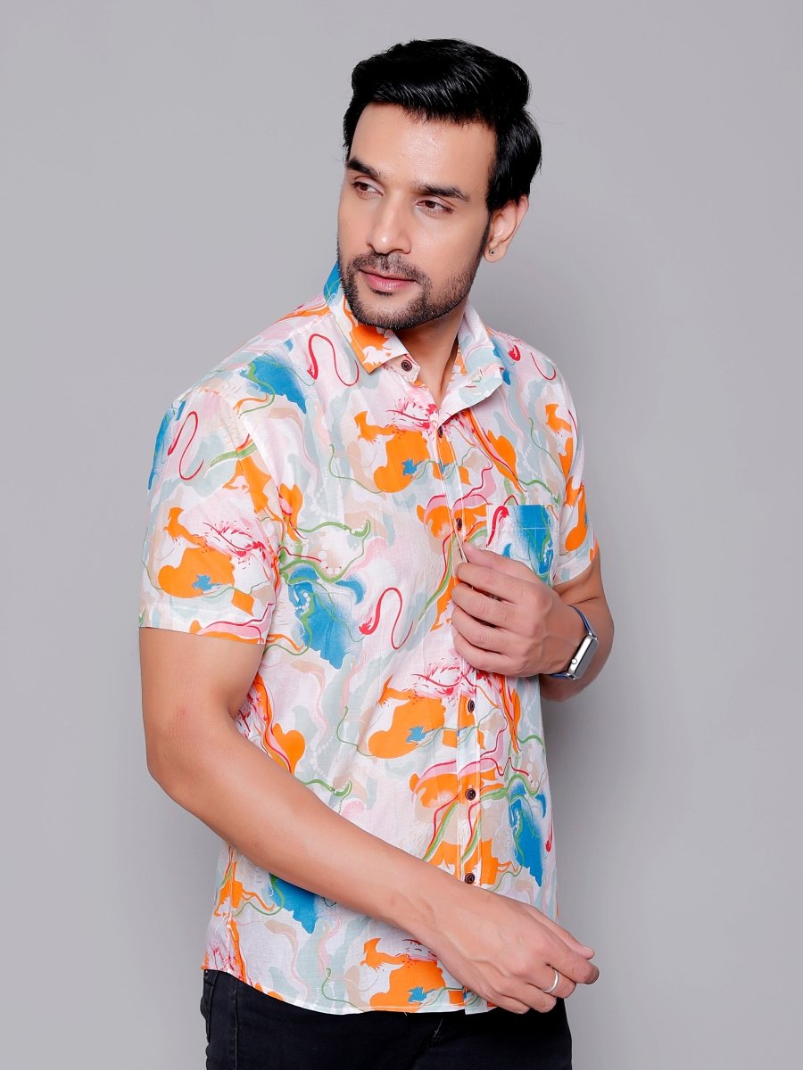 Sanganeri Pure Cotton Men’s Shirt - Yanchi