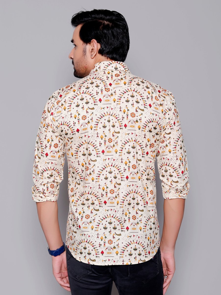 Sanganeri Pure Cotton Men’s Shirt - Yanchi