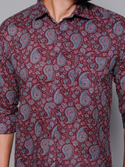 Sanganeri Pure Cotton Men’s Shirt - Yanchi