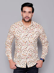 Sanganeri Pure Cotton Men’s Shirt - Yanchi