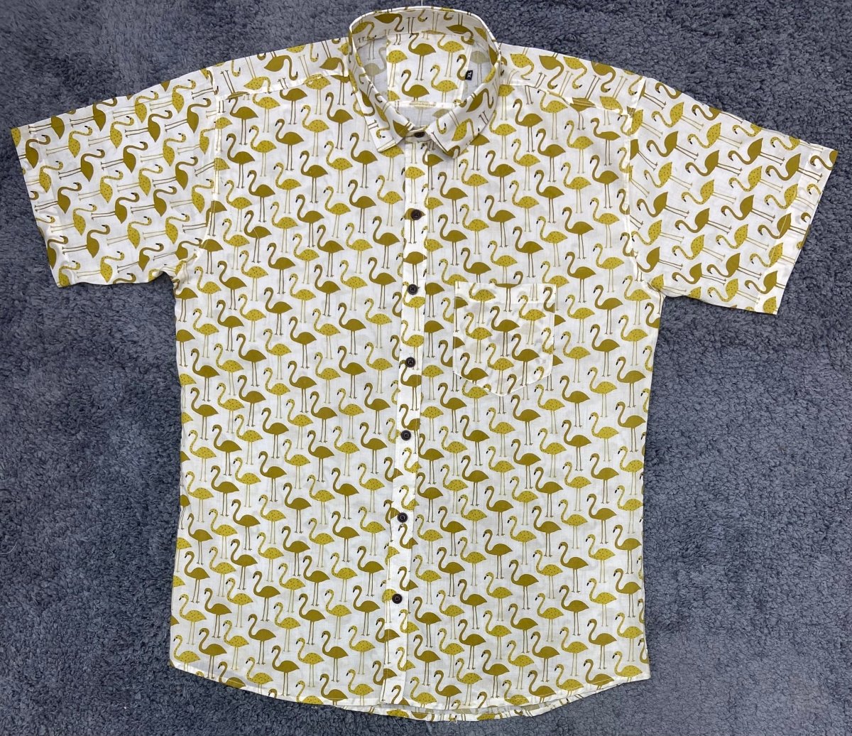 Sanganeri Pure Cotton Men’s Shirt - Yanchi