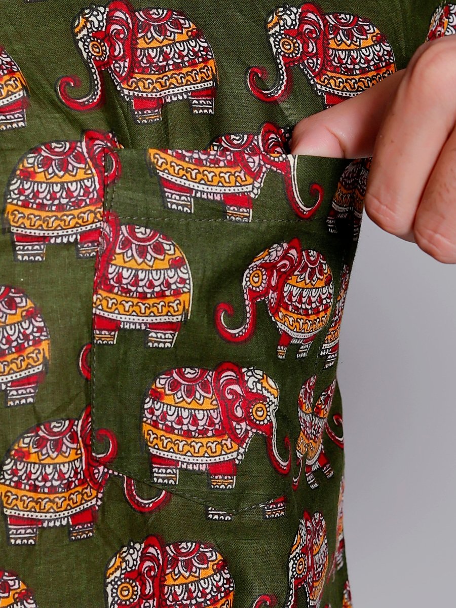 Sanganeri Pure Cotton Men’s Shirt - Yanchi