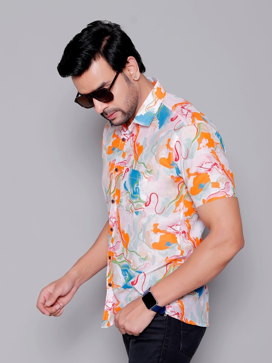Sanganeri Pure Cotton Men’s Shirt - Yanchi
