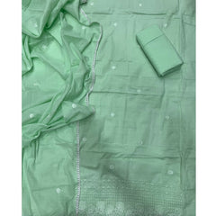 Premium Chikankari Pure Cotton Suit Set