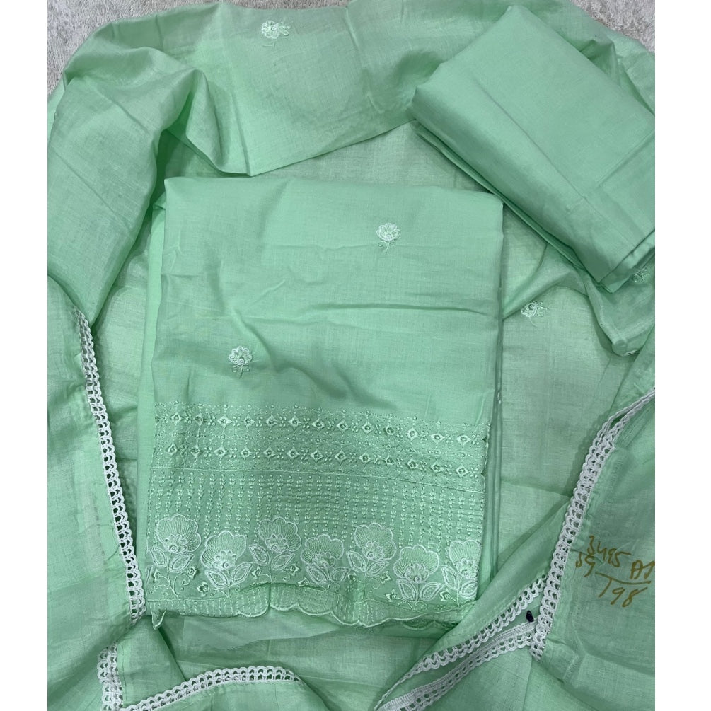 Premium Chikankari Pure Cotton Suit Set