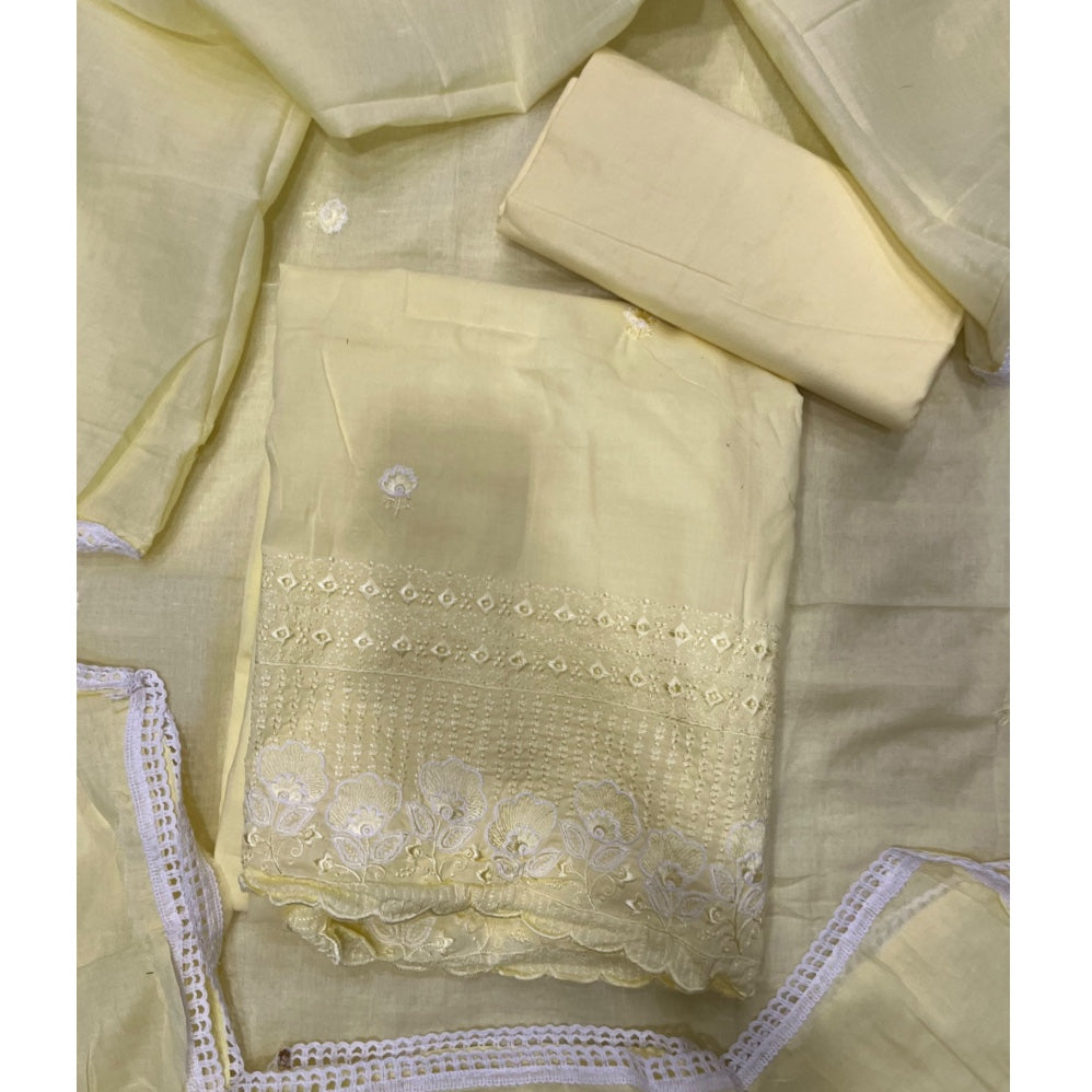 Premium Chikankari Pure Cotton Suit Set