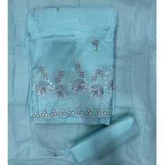 Premium Chikankari Pure Cotton Suit Set