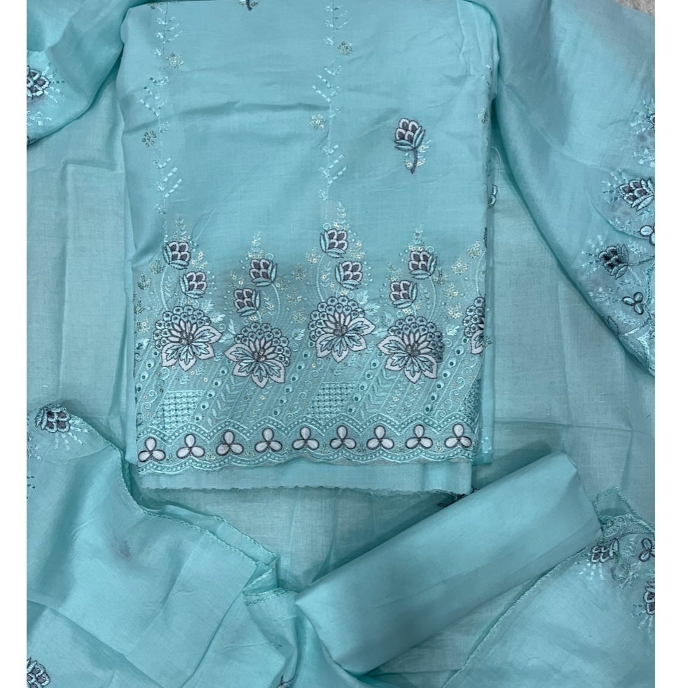 Premium Chikankari Pure Cotton Suit Set